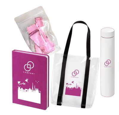 Подарочный набор "Монмартр": термос, ежедневник, шоппер, сублимированное мороженое