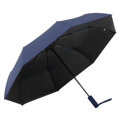 Зонт складной автоматический Forest Nautilus Bicolour диаметр 117 см, темно-синий/черный, в подарочной коробке