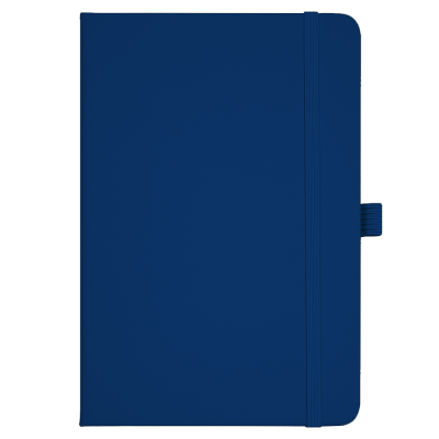 Блокнот Forest  Alfa Polo Soft А5, недатированный, в твердой обложке, с резинкой и петлей для ручки, темно-синий