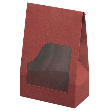 Коробка с фигурным окном 