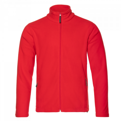 Толстовка унисекс STAN на молнии микрофлис 200, 21R, Красный,  (14)  (48/M)