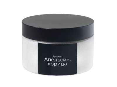 Магниевая соль для ванны с апельсином и корицей «Solora», цвет: белый