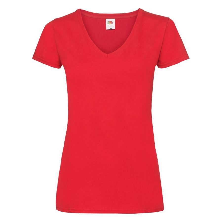 Футболка женская "Lady-Fit V-Neck T" под нанесение