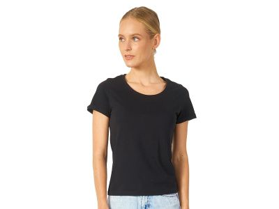 Футболка «Sydney» с подвернутыми рукавами, женская под нанесение