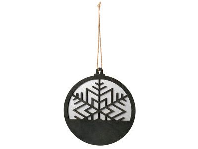 Подвеска деревянная «Noirflake»