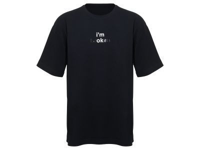 Футболка оверсайз «Vienna» унисекс с нанесением Трафарет Скульптура 2 цвета, размер S, цвет: черный под нанесение