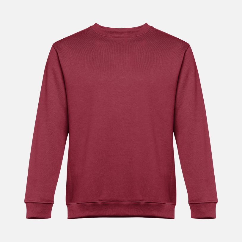Свитшот унисекс Delta, бордовый, размер XXL