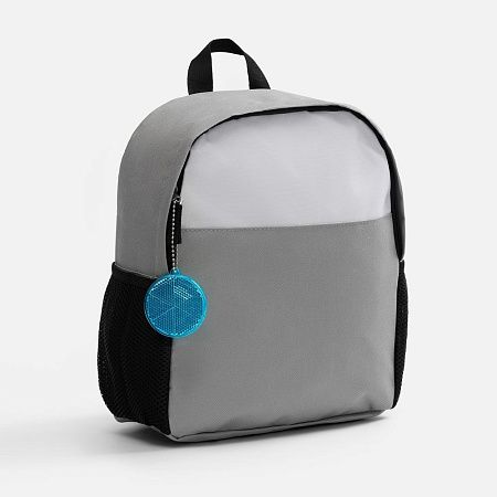 Пешеходный светоотражатель с цепочкой «Круг», синий