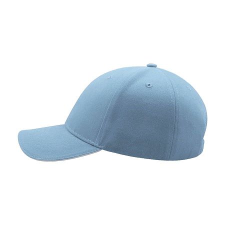 Бейсболка LIBERTY SANDWICH, 6 клиньев, сэндвич, металлическая  застежка