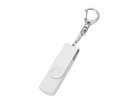 USB 3.0/micro USB/Type-C - флешка на 32 Гб 3-в-1 с поворотным механизмом