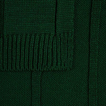 Плед Bambolay, темно-зеленый