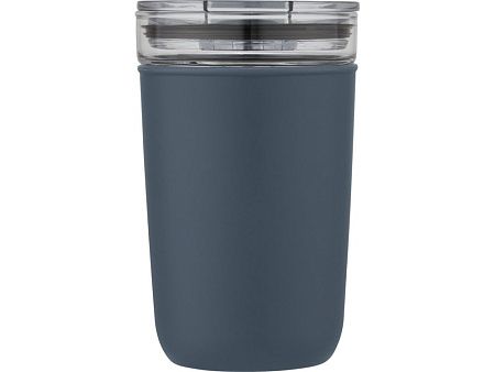 Стеклянная кружка «Bello» с внешней стенкой из переработанного пластика