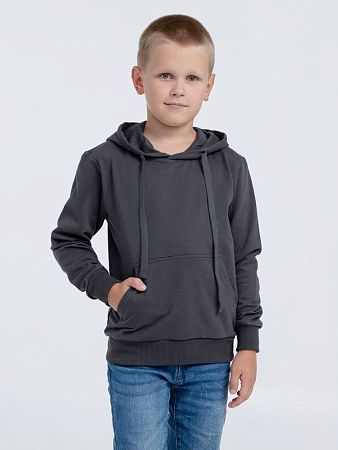 Худи детское Kirenga Kids 2.0, темно-серое (графит), размер 6 лет (106-116 см)