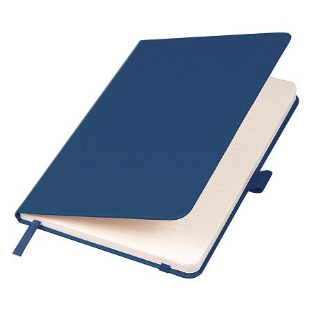 Блокнот Forest  Alfa Polo Soft А5, недатированный, в твердой обложке, с резинкой и петлей для ручки, темно-синий