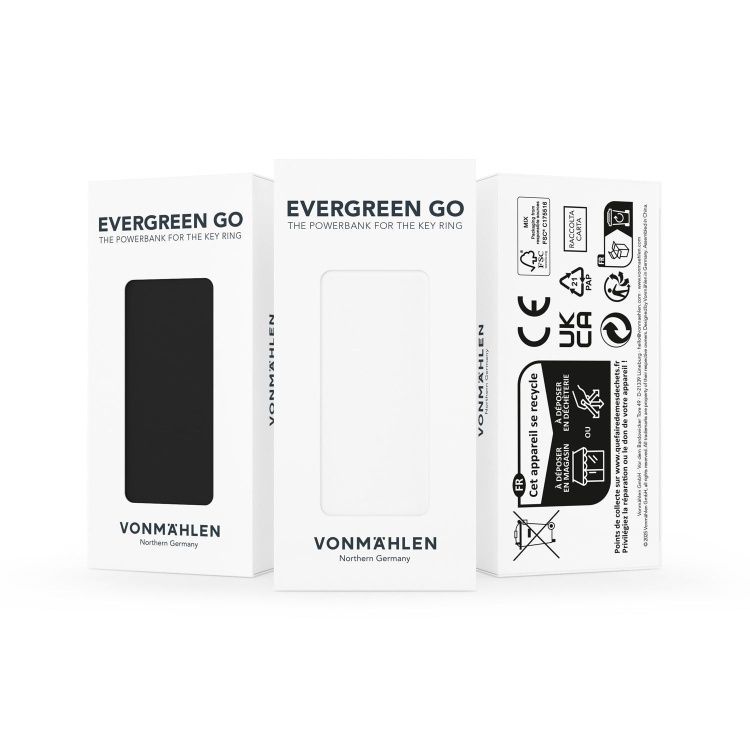 Внешний аккумулятор-брелок VONMAHLEN Evergreen Go, 1000 мАч