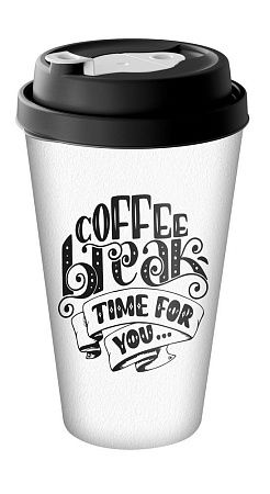 Стакан с крышкой Tumbler на заказ, S