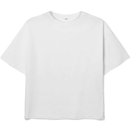 Футболка детская оверсайз Teezer, белая, размер 6 лет (110-116 см)