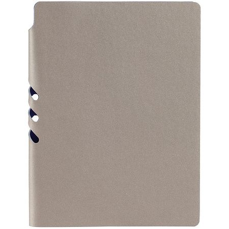 Ежедневник Flexpen, недатированный, серебристо-красный