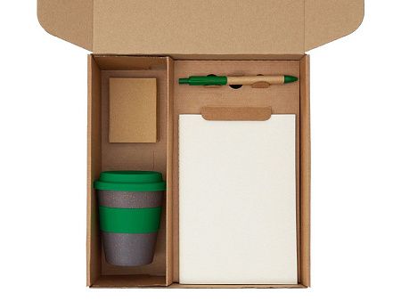 Набор «Halm» с блокнотом, ручкой и стаканом 