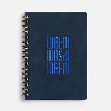 Ежедневник Spiral, недатированный, синий