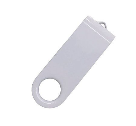 Скоба для флеш накопителя Twister, металл, белый