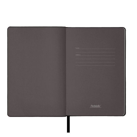 Ежедневник Латте софт-тач (Latte soft touch) недатированный, черный