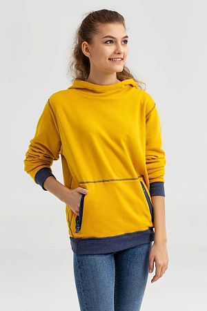 Двусторонняя толстовка Revers, серая с красным, размер XS