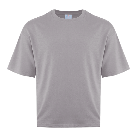 Футболка унисекс оверсайз STAN хлопок/полиэстер 260, 40, Серый,  (201)  (56/XXXL)