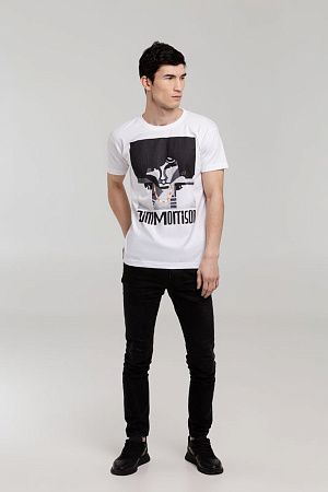 Футболка «Меламед. Jim Morrison», белая, размер XL