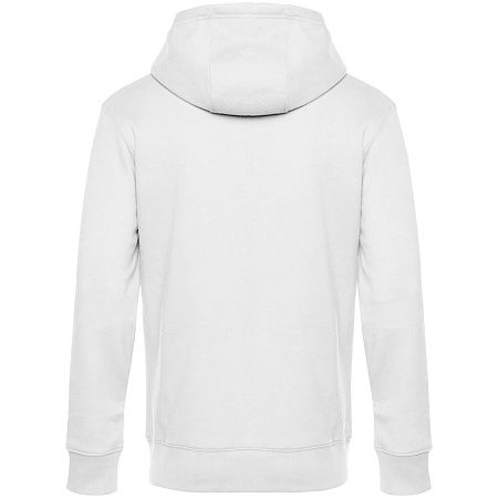 Толстовка с капюшоном унисекс King, белая, размер XS