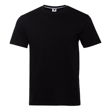 Футболка унисекс без бокового шва STAN хлопок 160, 02, Чёрный,  (20)  (46/S)