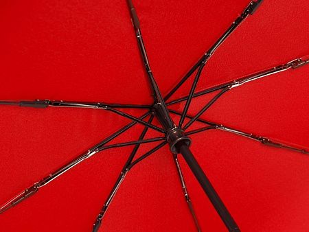 Зонт-автомат Reviver с куполом из переработанного пластика