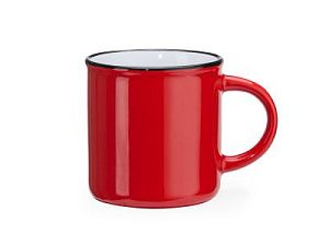 Кружка JACK, цвет: красный, белый