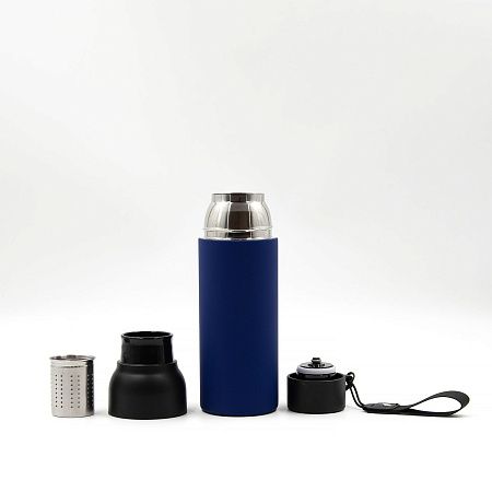 Термобутылка Button Black