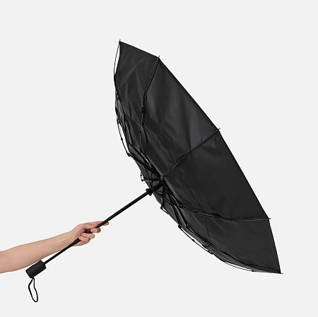 Складной зонт Dome Double с двойным куполом, черный