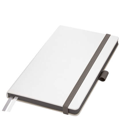 Ежедневник Арктик (Arctic) недатированный, белый/темно-серый