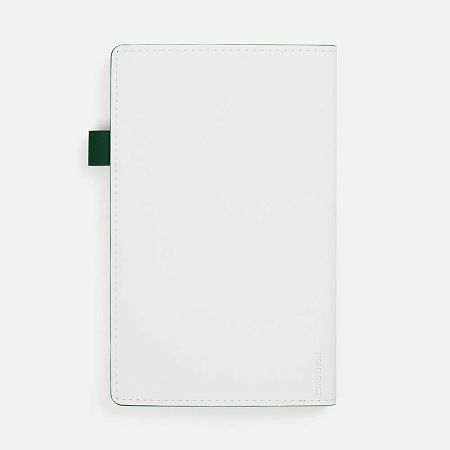 Ежедневник White Shall, недатированный, бело-зеленый
