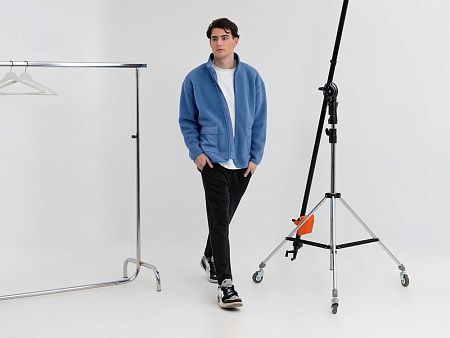 Куртка унисекс Oblako, голубая, размер XL/2XL