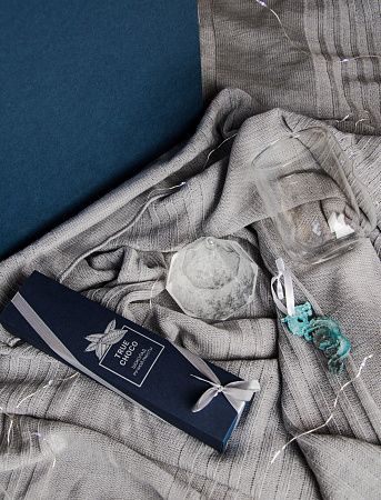 Подарочный набор «Кристалл»: барометр, ёлочная игрушка, стакан, ассорти трюфелей, гирлянда