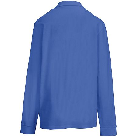 Рубашка поло унисекс с длинным рукавом Pacific LSL, ярко-синяя (royal), размер 5XL