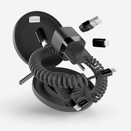 Зарядное устройство Vonmahlen Allroundo GaN, черное