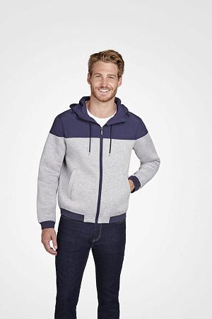 Куртка унисекс Voltage, черный меланж с черным, размер S