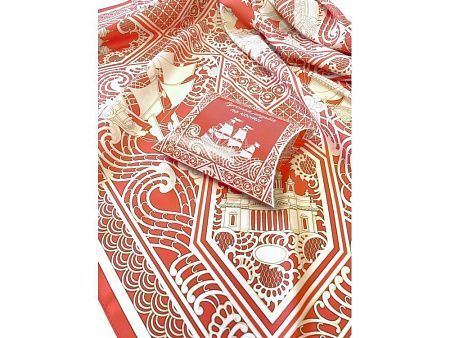 Платок «Русская резьба по кости»