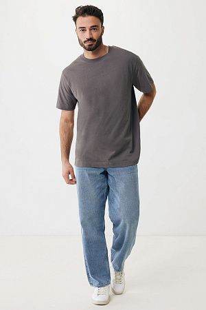 Футболка Iqoniq Kakadu из переработанного хлопка, свободный крой, унисекс, 180 г/м²