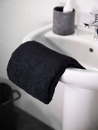 Полотенце Odelle, большое, черное