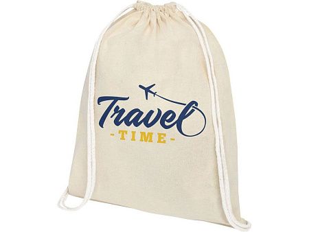 Рюкзак со шнурком «Tenes» из хлопка 140 г/м²