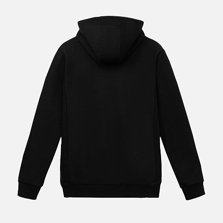 Толстовка на молнии с капюшоном MATEO черная