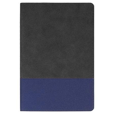 Ежедневник Flexy Treviso Nuba Sand Color А5, серый/синий, недатированный, в гибкой обложке
