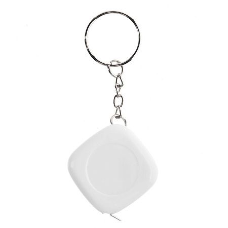 Брелок с рулеткой Metric, белый