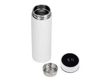 Набор подарочный Solution Duo (плед, термос), бежевый/белый